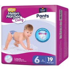 Детские подгузники-трусики Helen Harper Baby XL р-р 6 (16+ кг) 19 шт 27941