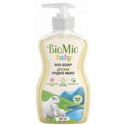 Экологичное детское жидкое мыло / BioMio BABY BIO-SOAP 300 мл (12) 