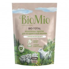 Экологичные таблетки для посудомоечной машины 7-в-1 с эф  маслом ЭВКАЛИПТА BioMio BIO-TOTAL 12шт (8)