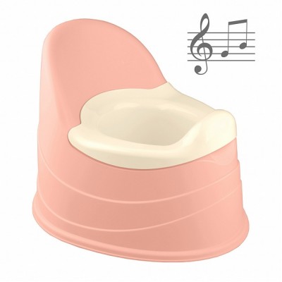 Горшок детский музыкальный (светло-розовый) Пластишка 431300333, 03910П