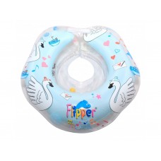 Круг на шею для купания малышей 0+ Flipper Мusic голуб Лебединное озеро  ROXY-KIDS FL004