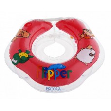 Круг на шею для купания малышей Flipper Мusic (красный ) ROXY-KIDS FL001-R