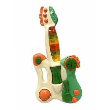 Музыкальный детский центр-гитара Everflo Rock HS0438209 green 53019