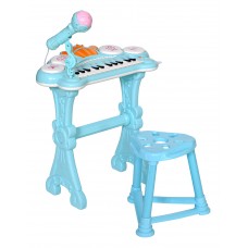 Музыкальный детский центр "Пианино" голубой HS0356831 HS0356831гол