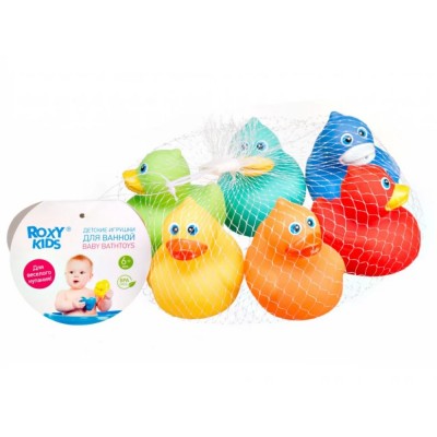 Набор игрушек для ванной "Уточки" ROXY-KIDS RRT-821-2