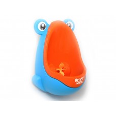 Писсуар для мальчиков Лягушка с прицелом цвет голуб  апельс  ROXY-KIDS RBP-2129BO
