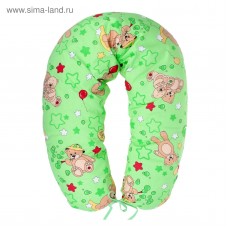 Подушка многофункциональная (зеленый мишки) №01 ФЭСТ 42407