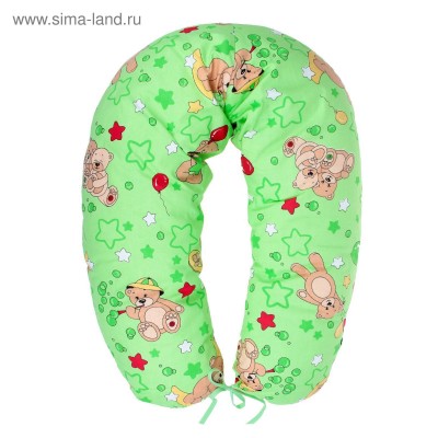 Подушка многофункциональная (зеленый мишки) №01 ФЭСТ 42407