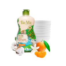 Средство д/мытья посуды, овощей и фруктов с эф маслом МАНДАРИНА BioMio BIO-CARE 450 мл ЭМ-239 (15)