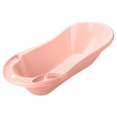 Ванна детская 1000х490х305мм с клап  для слива воды, (светло-розовый) 46л Пластишка 431301333,03880П