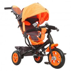 Велосипед трехколесный Лучик Vivat 1, надувные колеса 10"/8", цвет оранжевый 3409392